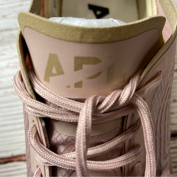 New APL Streamline Sneakers in Rose Dust/Champagne/White Sz 10.5 - Picture 6 of 11
